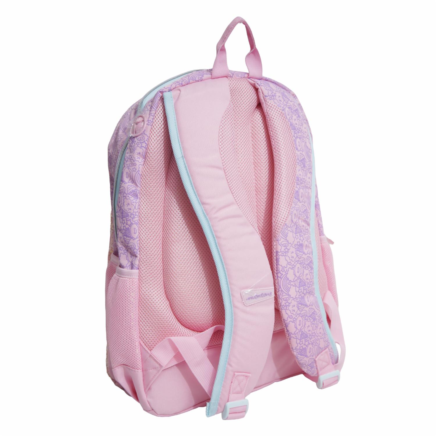 Mochila Escolar Diseño Unicornio Rosado MOZIONI 34,5 X 44 X 20 Cm - Imagen 2