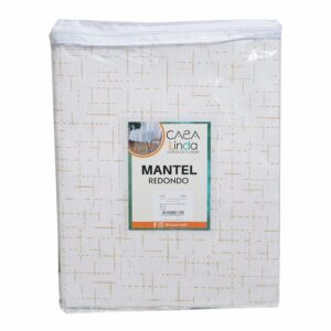 Mantel De Mesa Mireta Redondo 175 Cm CASA LINDA 6-8 Puestos