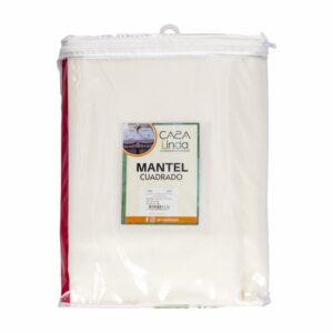 Mantel Mireta 6 A 8 Puestos Cuadrado CASA LINDA 175 X 175 Cm