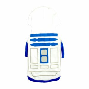 Hoodie Para Mascota Diseño Star Wars Color Blanco DISNEY Talla Pequeño