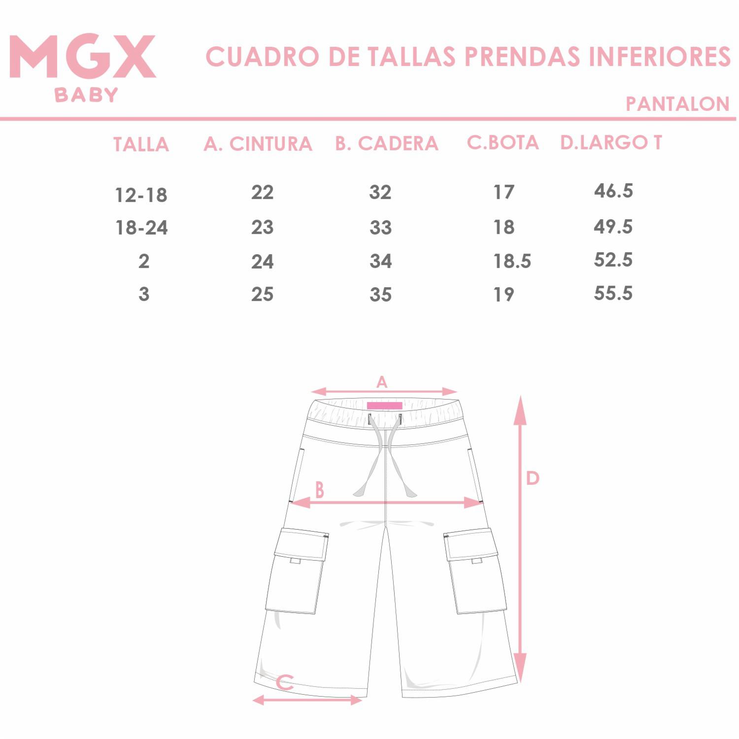 Pantalón Cargo Gabardina Stretch MGX BASIC - Imagen 3