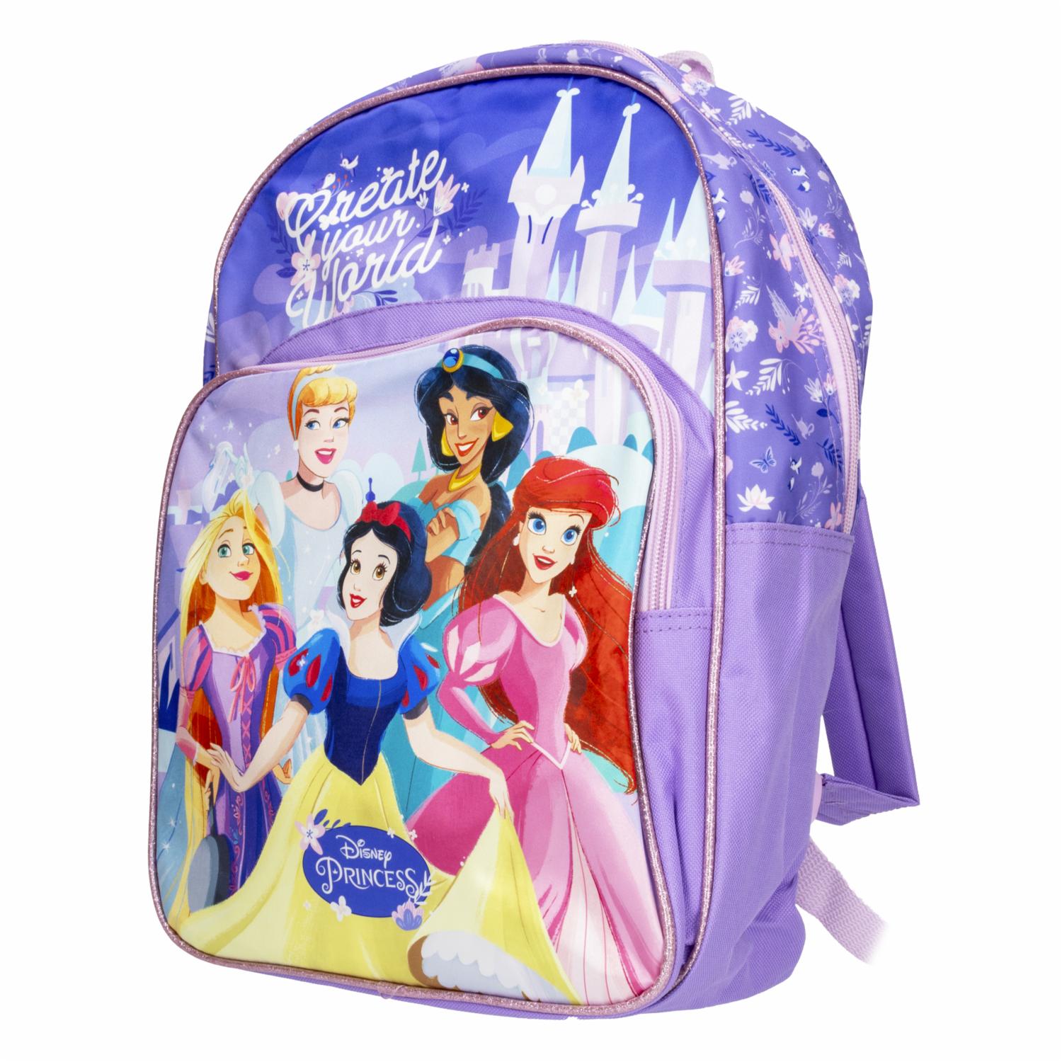 Mochila Escolar Diseño Princesas Rosado VASARI 40 X 28 X 12 Cm - Imagen 2