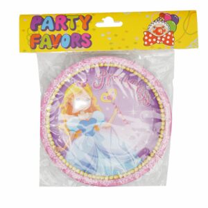 Plato 7" Set 6 Niña Princess IMPORTADORA CUMPLEAÑOS X 10 Uds