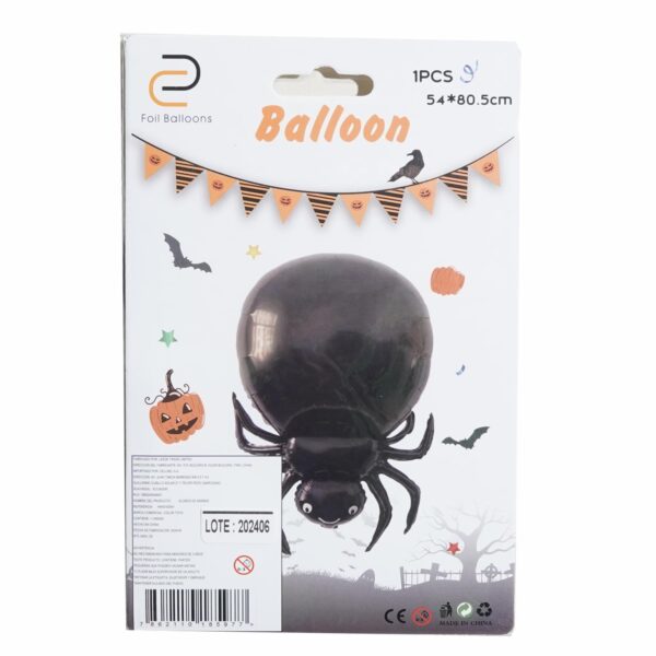 Inflable Araña Viuda Negra FOIL BALLOONS 54 X 80,5 Cm