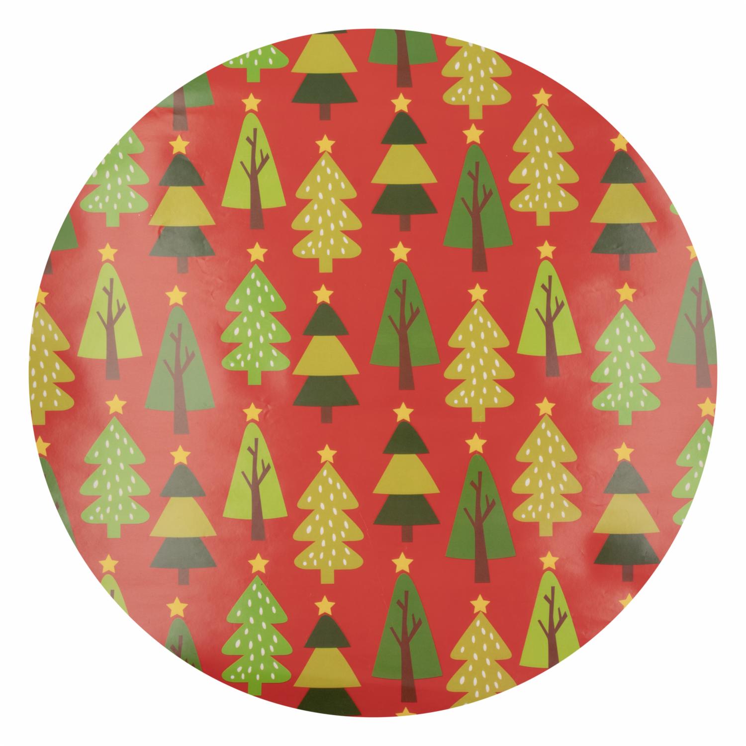 Papel De Regalo De Regalo Arbolitos Navidad Oimi Tubo OIMI X 2 Unidades - Imagen 3