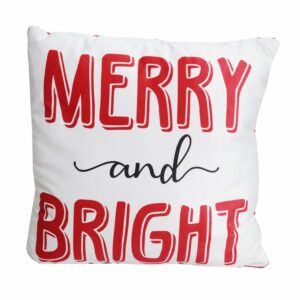 Cojín Navideño Believe Merry And Bright KIKEMAR 45X45 Cm