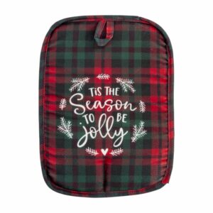 Coge Ollas Escoces Rojo Con Verde KIKEMAR Unidad