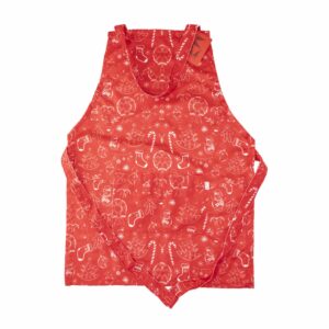 Delantal Vintage Rojo KIKEMAR Unidad