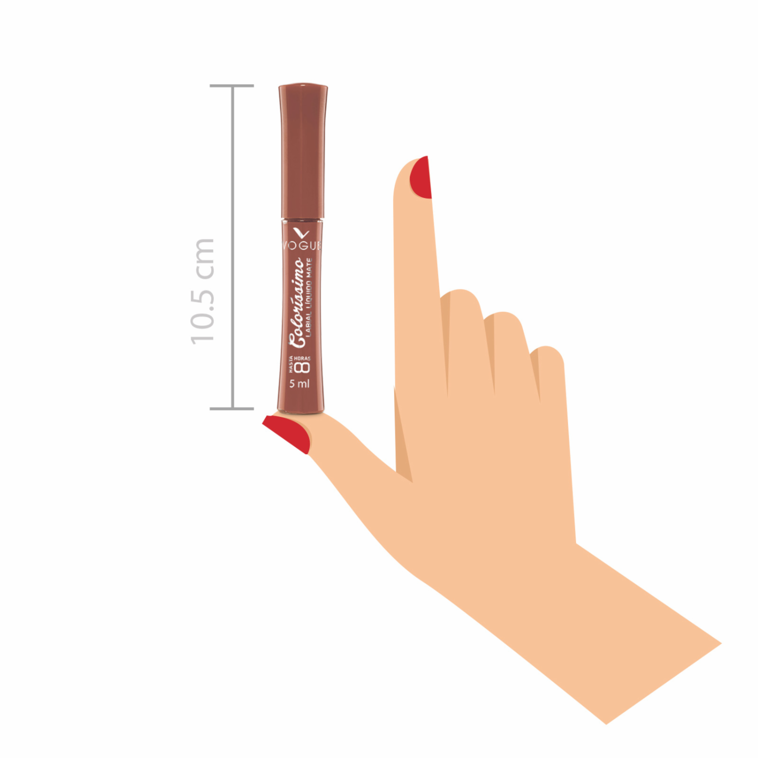 Labial Líquido Resist Tono Arequipe VOGUE - Imagen 6