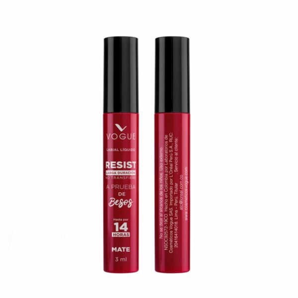 Labial Líquido Resist Tono Apasionada VOGUE 5 Ml - Imagen 3
