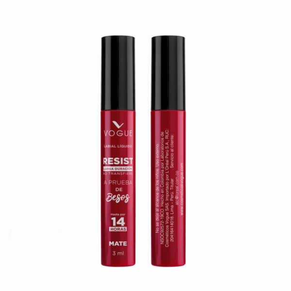 Labial Líquido Resist Tono Apasionada VOGUE 5 Ml - Imagen 4
