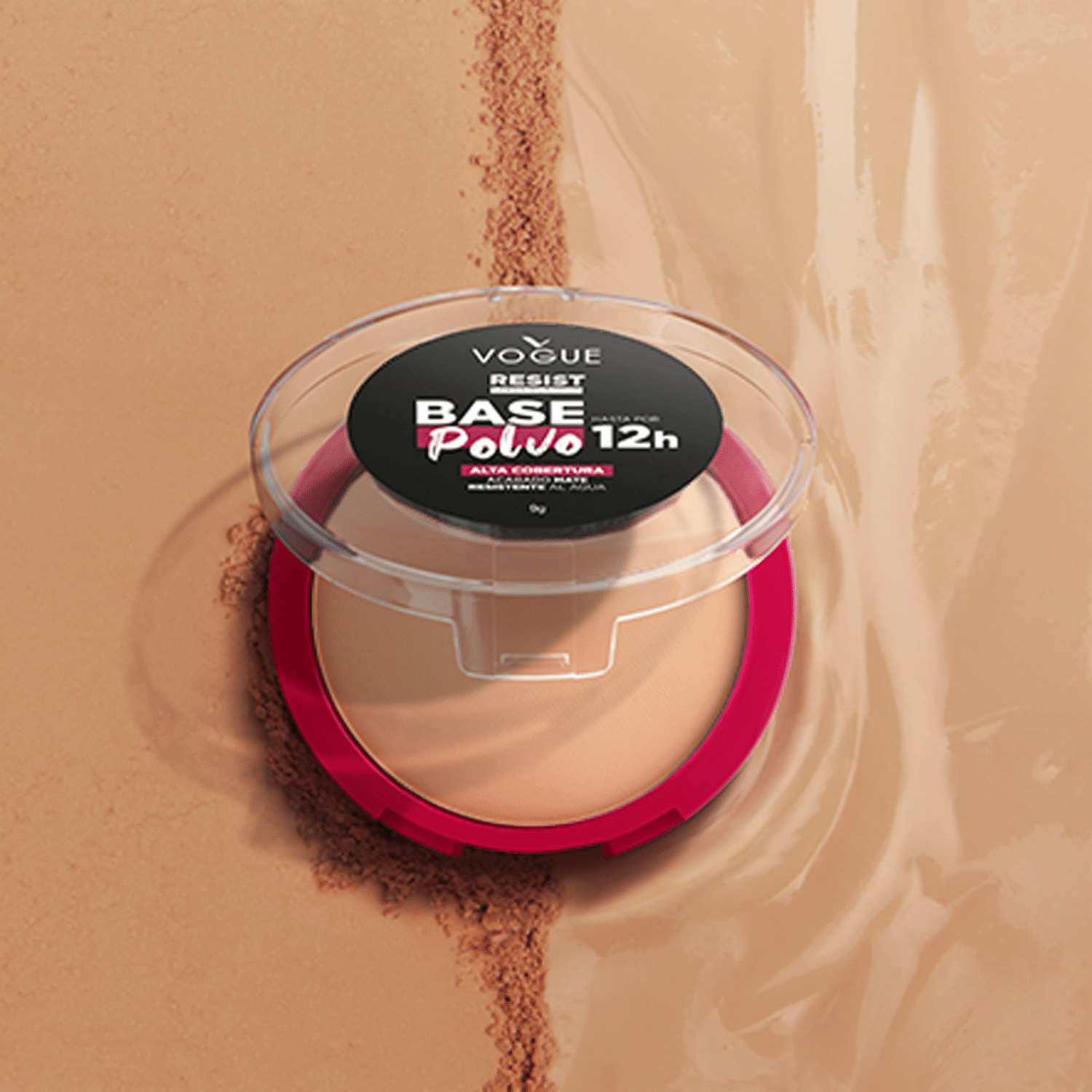 Base De Maquillaje En Polvo Resist Tono Avellana VOGUE - Imagen 4
