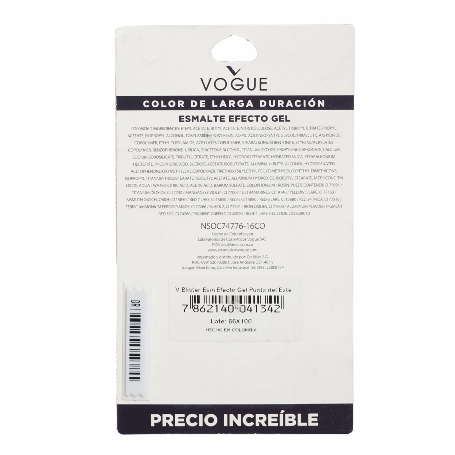 Esmalte De Uñas Efecto Gel Punta Del Este VOGUE - Imagen 4