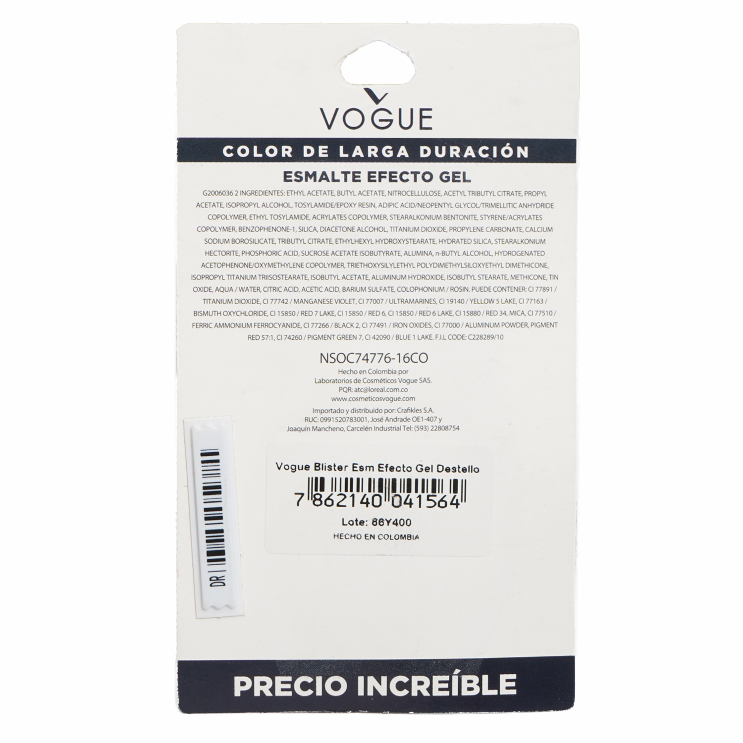 Esmalte De Uñas Efecto Gel Destello VOGUE - Imagen 4