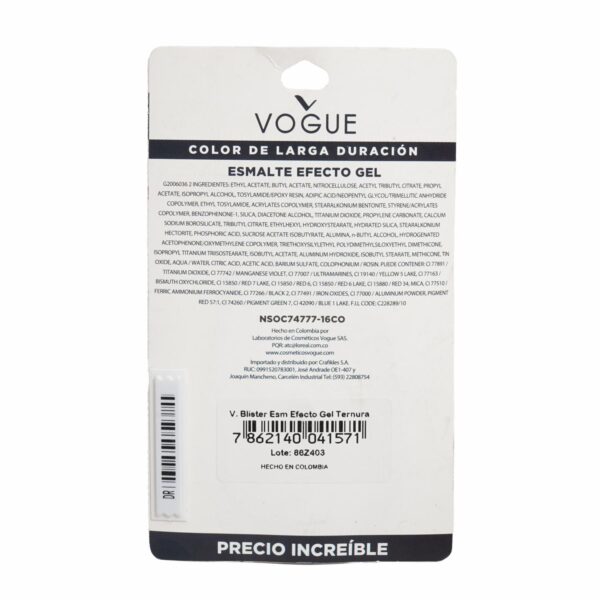Esmalte De Uñas Efecto Gel Ternura VOGUE - Imagen 3