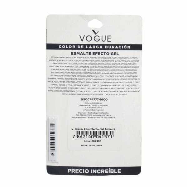 Esmalte De Uñas Efecto Gel Ternura VOGUE - Imagen 4