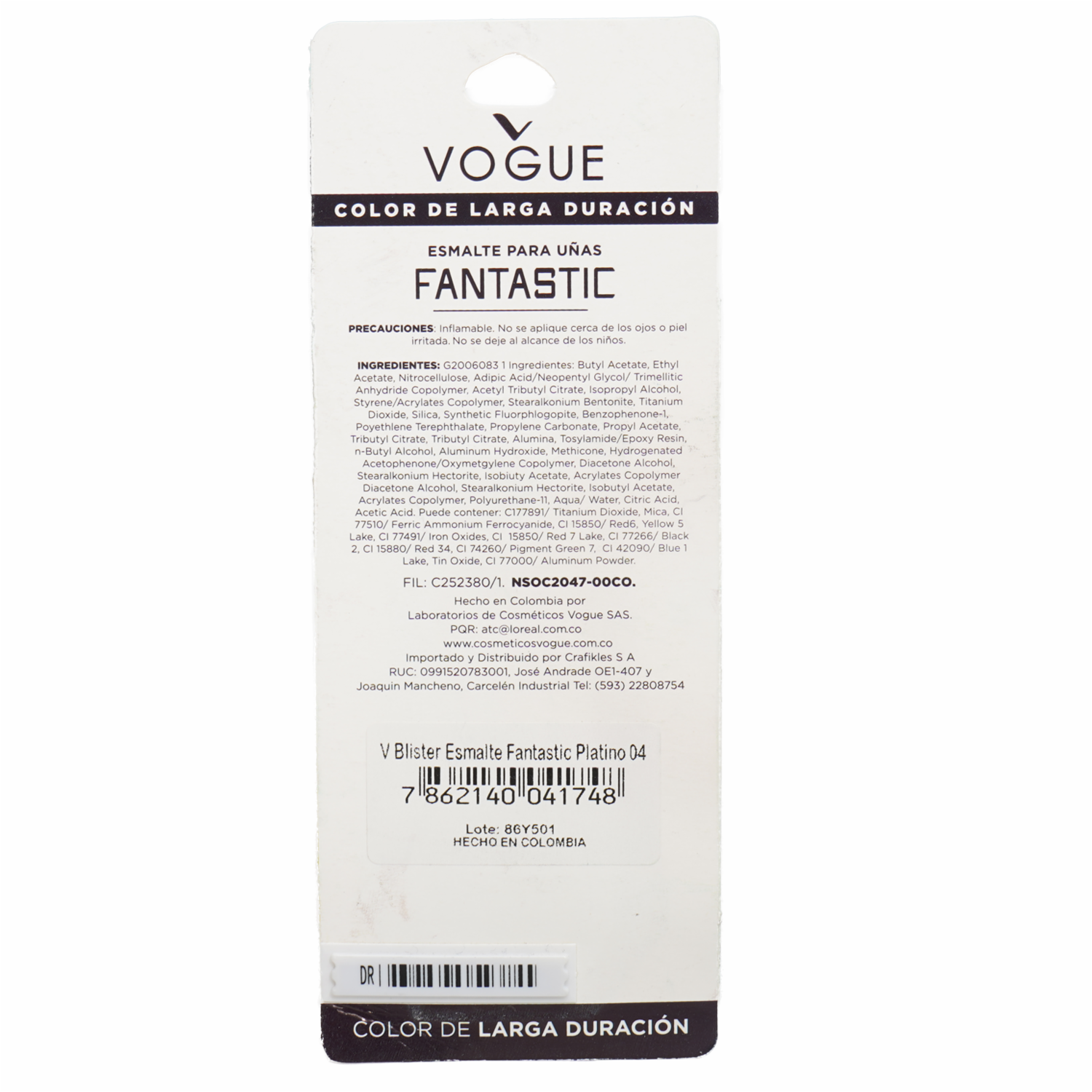 Esmalte De Uñas Fantastic Platino 04 VOGUE - Imagen 4