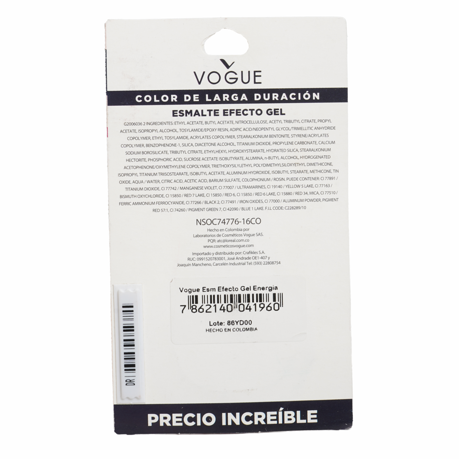 Esmalte De Uñas Efecto Gel Energia VOGUE - Imagen 4