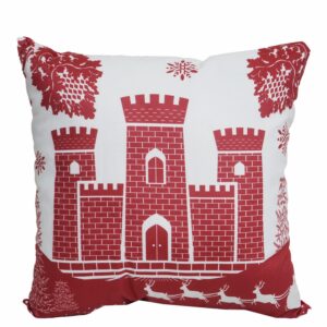 Cojín Básico Red Xmas Castel. KÁLIDO 45 Cm