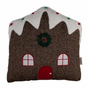 Cojín Navideño Forma De Casita KÁLIDO 38 Cm