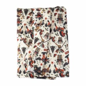 Cobija Navideña Golden KÁLIDO 123 X 78 Cm