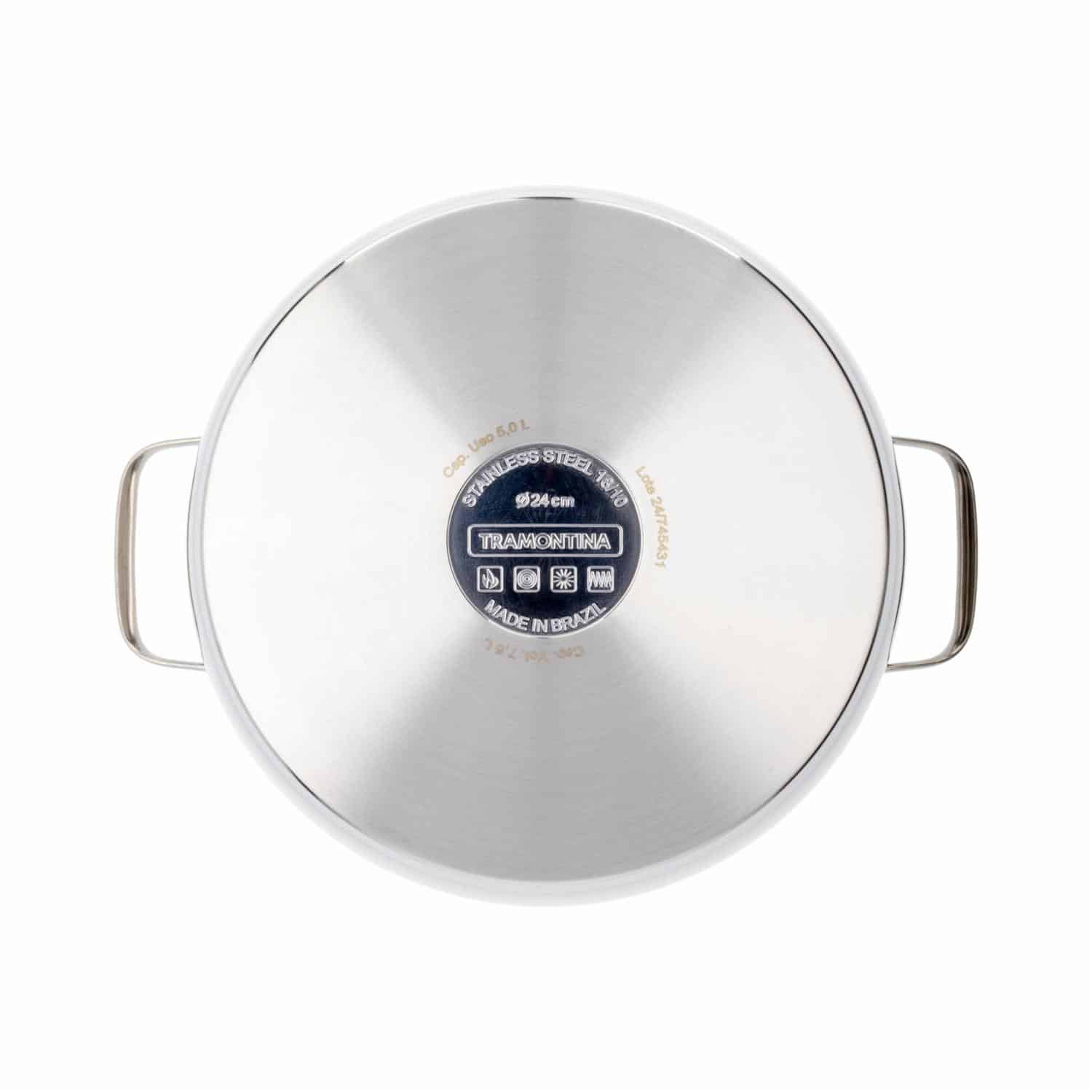 Olla Alta De Inducción Línea Allegra TRAMONTINA 7.5 Litros - Imagen 2