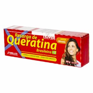 Tratamiento Capilar Recarga De Queratina Brasilera NOVEX 80 G