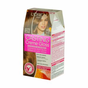 Tinte Para Cabello Creme Gloss Tono 713 Rubio Avellana Sin Amoníaco CASTING GLOSS L'ORÉAL 1 Kit