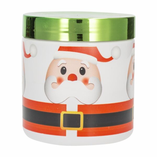 Frasco Blanco Con Tapa Metalizada Papa Noel BANDEIRANTE 1 L
