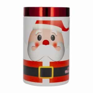 Frasco Blanco Con Tapa Metalizada Papa Noel BANDEIRANTE 1,5 L
