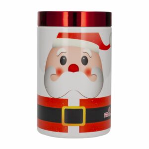 Frasco Blanco Con Tapa Metalizada Papa Noel BANDEIRANTE 1,5 L