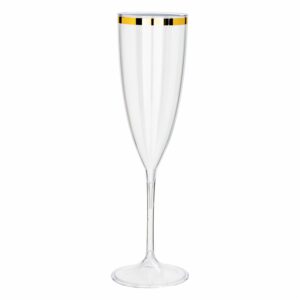 Copa Champagne Plástica Prime Golden NEOPLAS 170 Ml