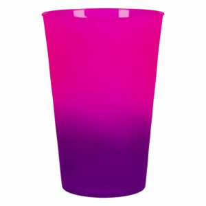 Vaso Plástico Twister Degrade Morado/Rosado NEOPLAS 700 Ml