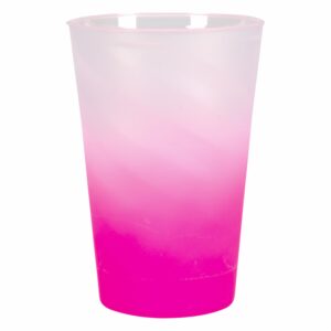 Vaso Plástico Twister Degrade Rosa NEOPLAS 700 Ml