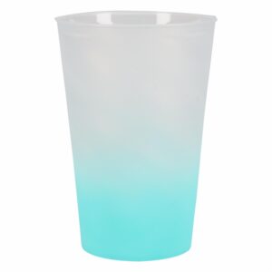 Vaso Plástico Twister Degrade Turquesa NEOPLAS 700 Ml