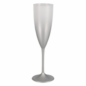 Copa Para Champagne Plástica Prime Plateado NEOPLAS 170 Ml