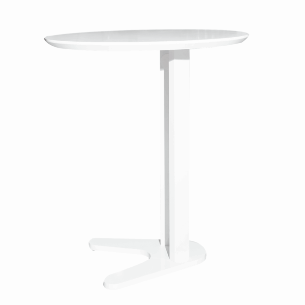 Mesa Lateral Off Blanco DALLA COSTA MDF - Imagen 2
