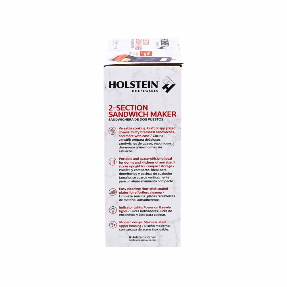 Sanduchera Parrilla HH-09125001R HOLSTEIN 2 Panes - Imagen 2
