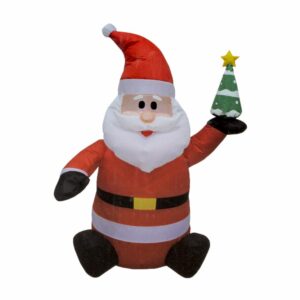 Inflable De Santa Con Árbol JOY 120 Cm