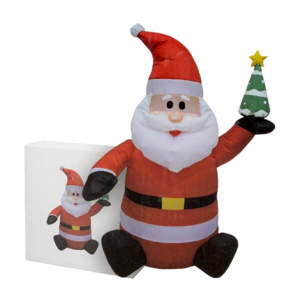 Inflable De Santa Con Árbol JOY 120 Cm - Imagen 2