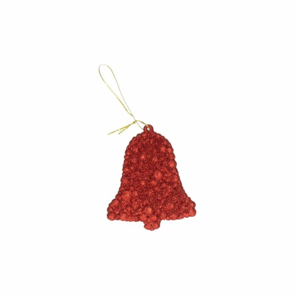 Adorno Colgante Campana Roja JOY 9,5cm