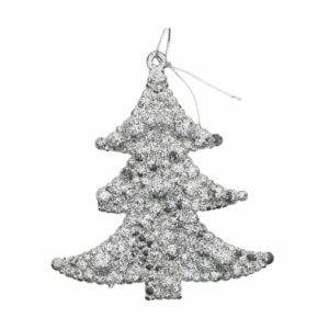 Adorno Colgante Árbol Plata JOY 95 Cm