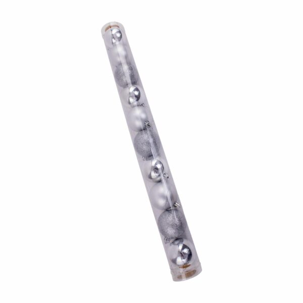 Esfera Plata Tubo JOY 6 Cm