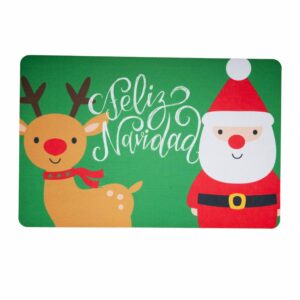 Alfombra Feliz Navidad Santa JOY 57 X 44 Cm