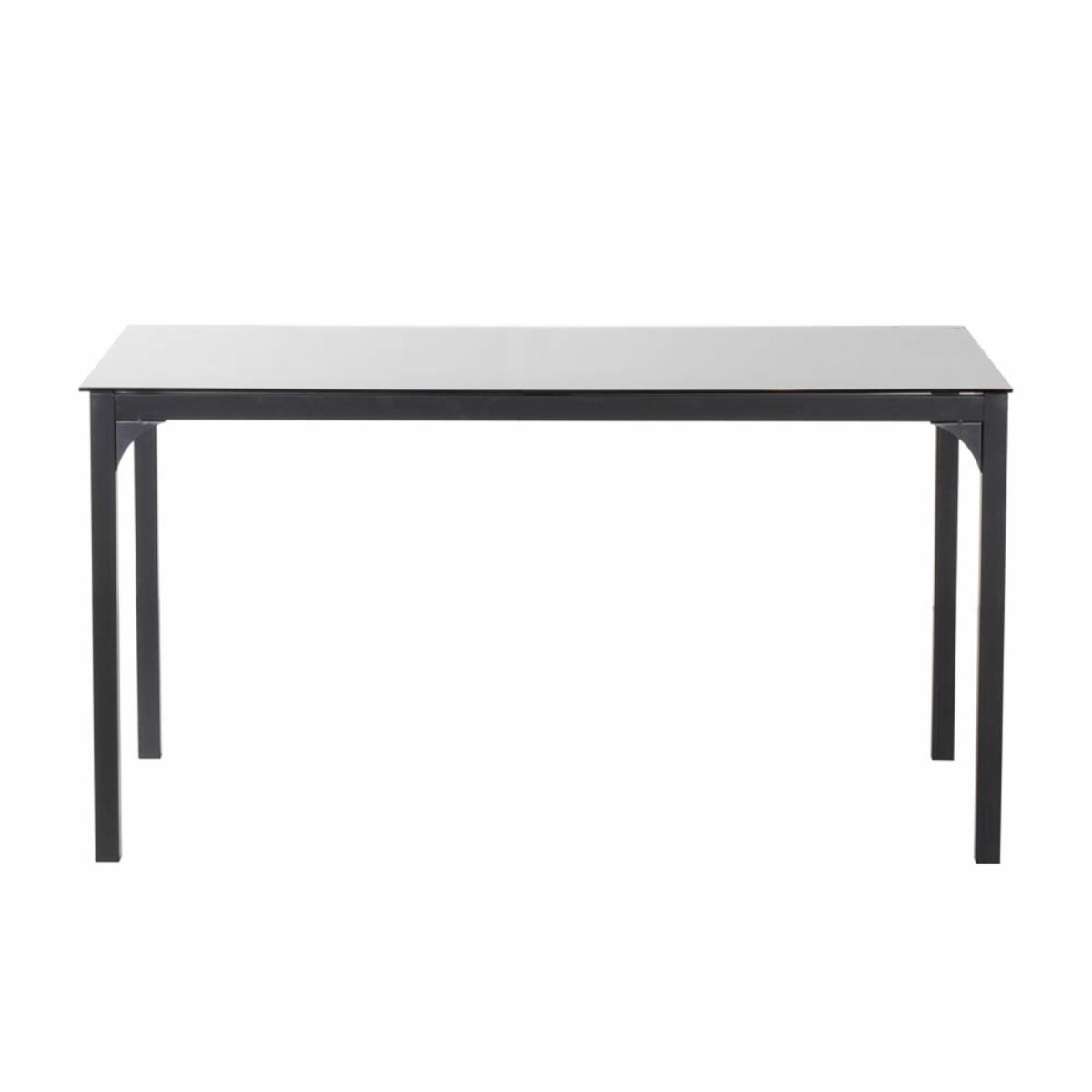 Juego De Comedor Mesa Rectangular De Vidrio Con 6 Sillas FREE HOME Madera y Metal
