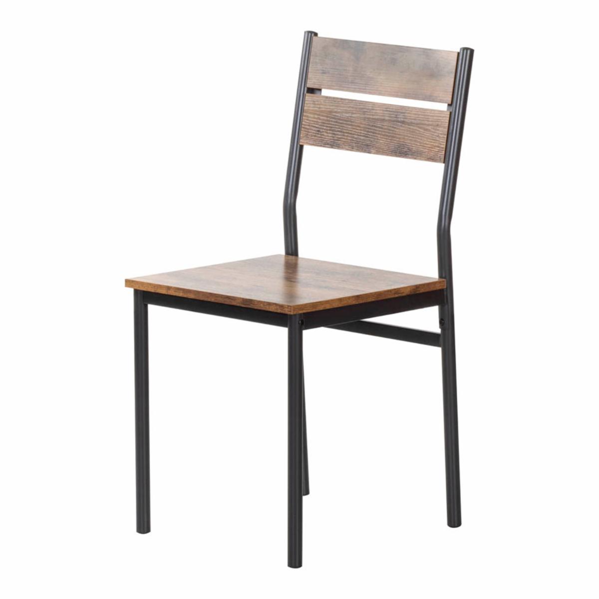 Juego De Comedor Mesa Rectangular De Vidrio Con 6 Sillas FREE HOME Madera y Metal