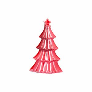 Árbol Navidad Ceramica Rojo JOY 12,6  X  6,5  X  19,8 CM