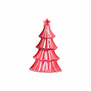 Árbol Navidad Ceramica Rojo JOY 12,6  X  6,5  X  19,8 CM