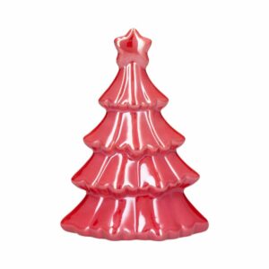Árbol Navidad Ceramica Rojo Ceramic Tree JOY 9 X 4,7 X 12,4 Cm