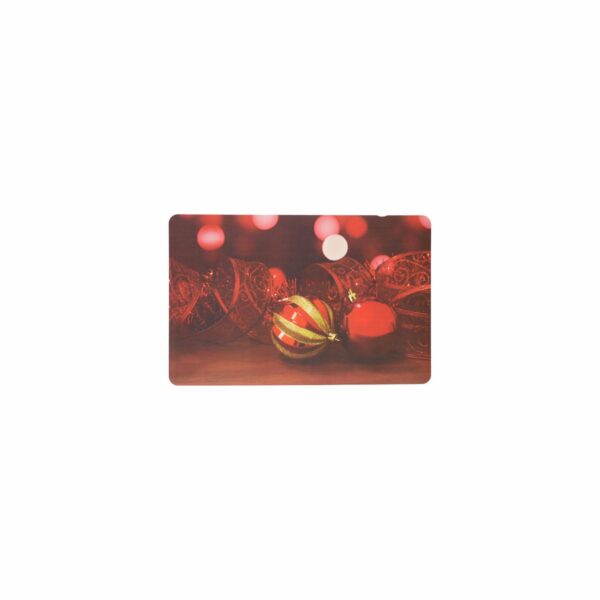 Individual Navideño Bombillo Rojo JOY 43,5 X 28,2 Cm